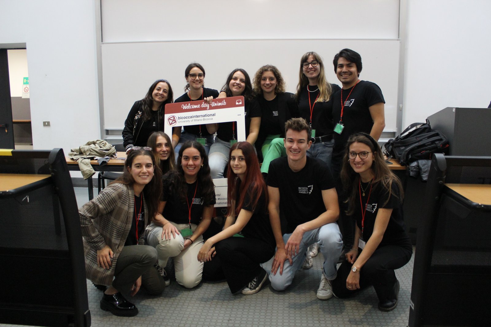 Students at Milano-Bicocca campus
