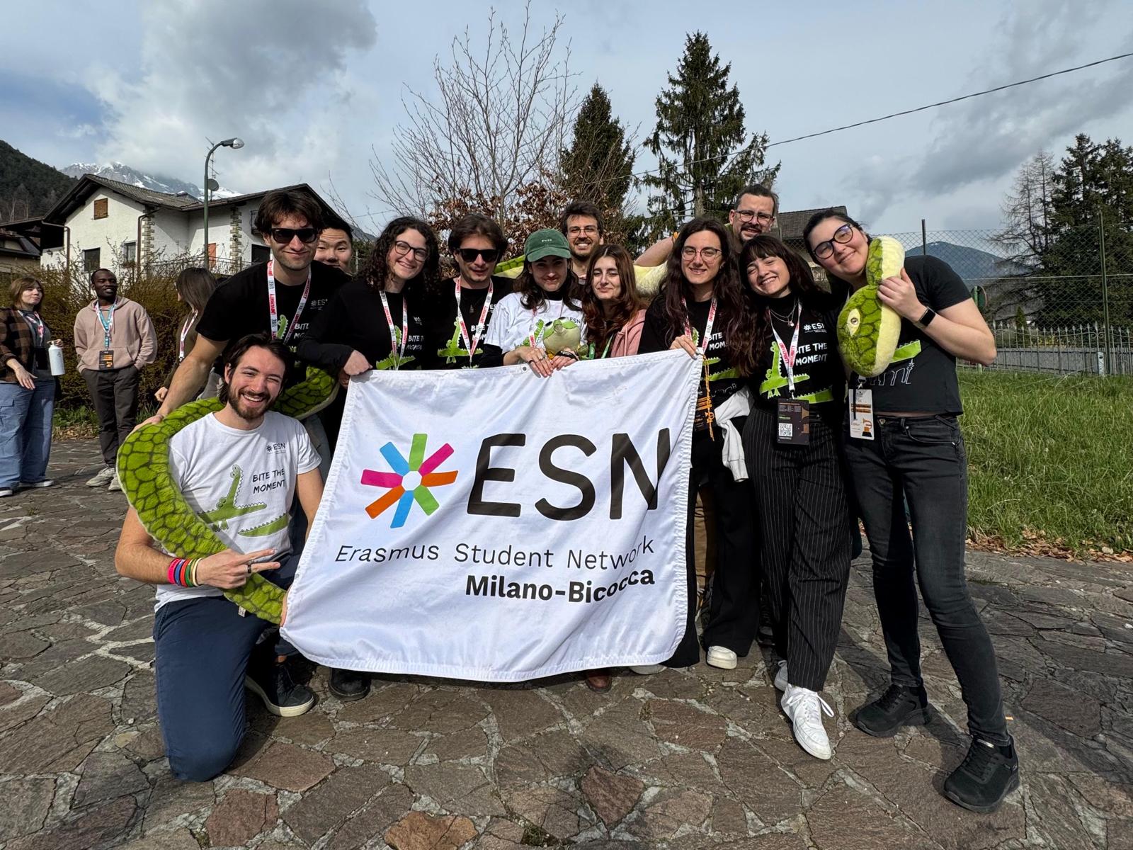 Students together at an ESN event