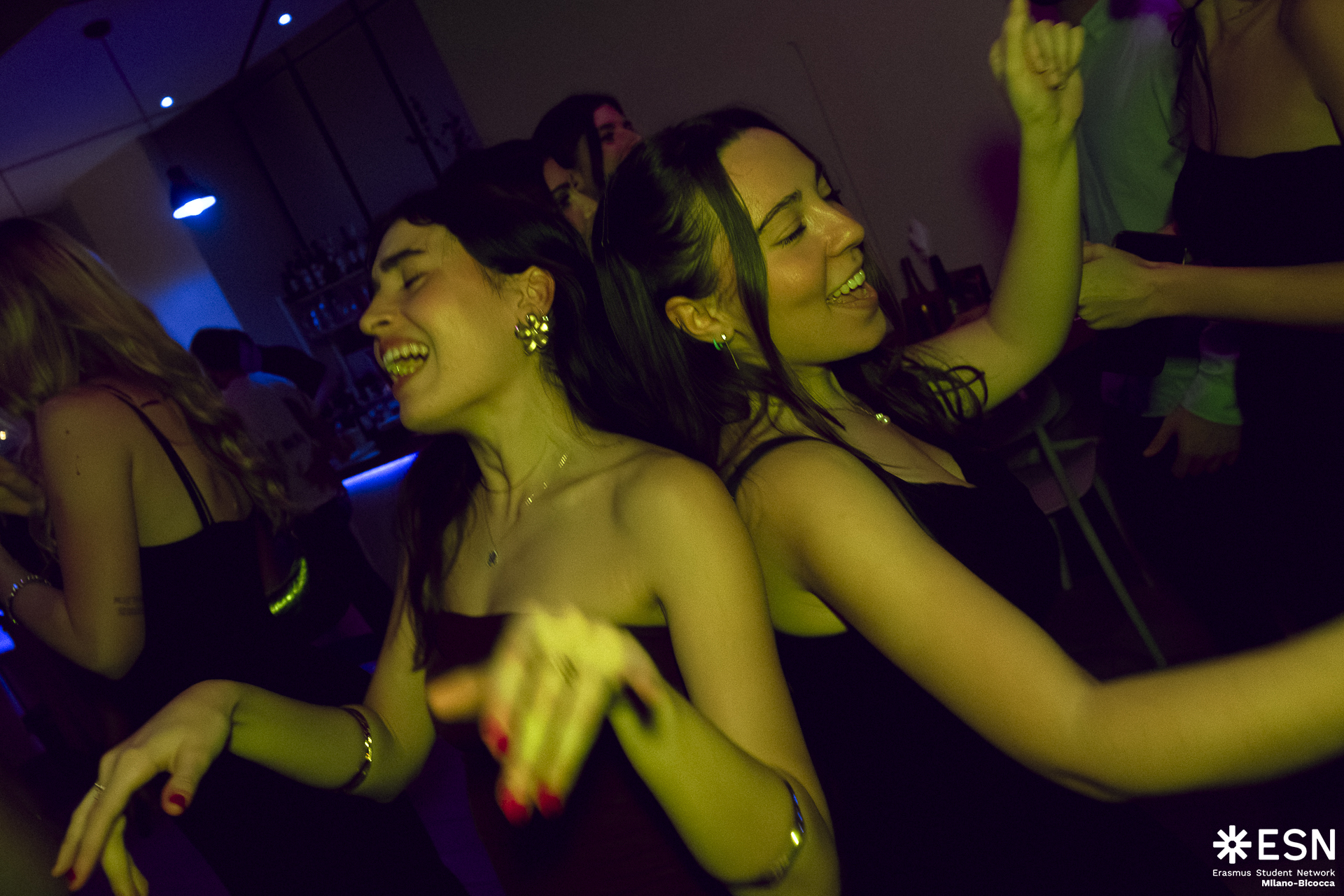 Students socialising together