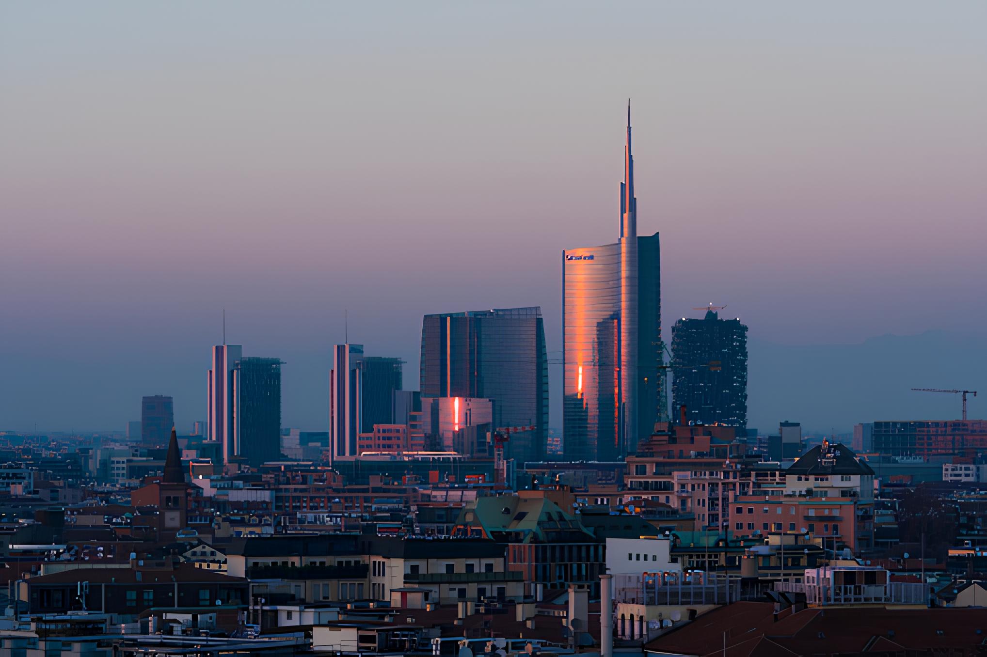 Skyline of Milan