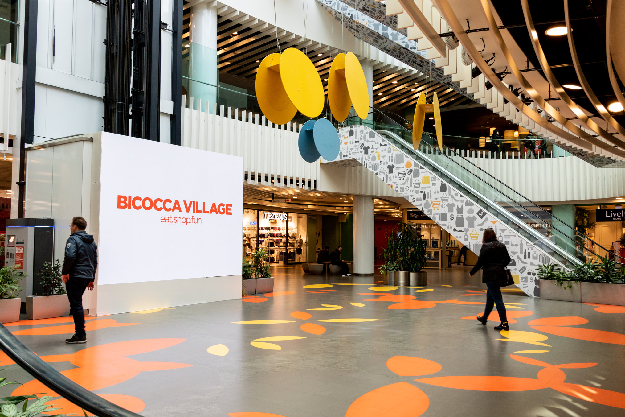 Bicocca Village shopping area